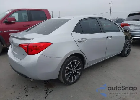 2017 Toyota Corolla Se z USA, uszkodzony, nr VIN 2T1BURHE5HC807570